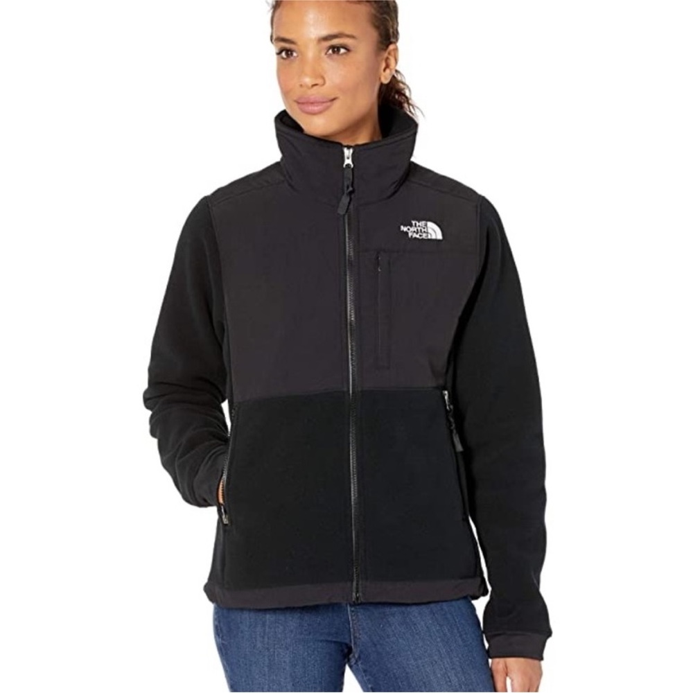 The North Face Denali Black Polartec Fleece Jacket Sz Small Full Zip